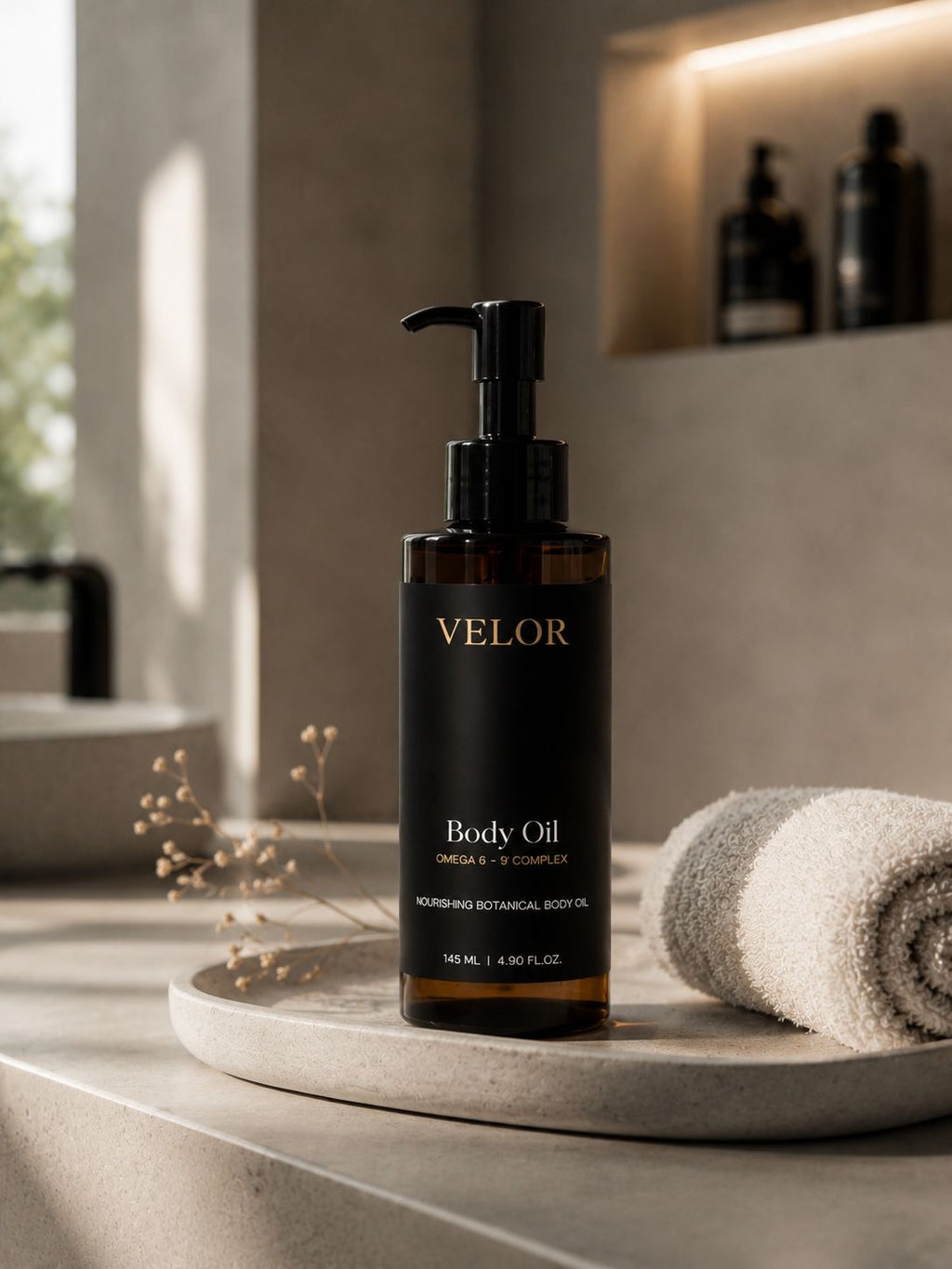 VELOR Omega 6-9 Body Oil.