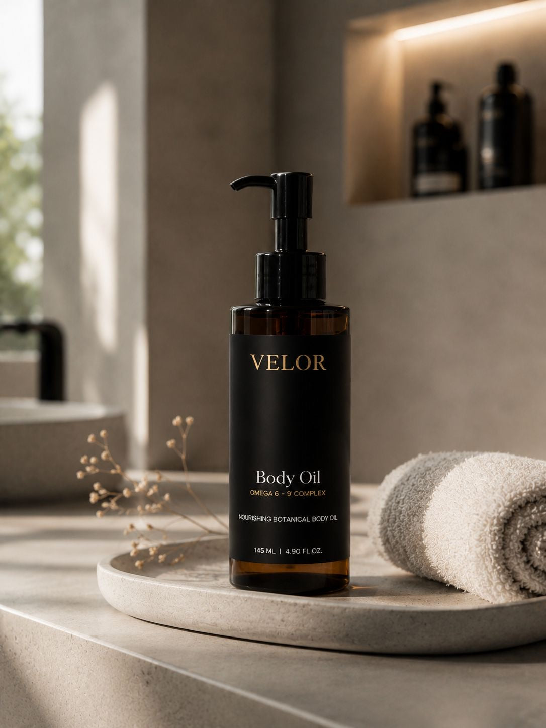 VELOR Omega 6-9 Body Oil.